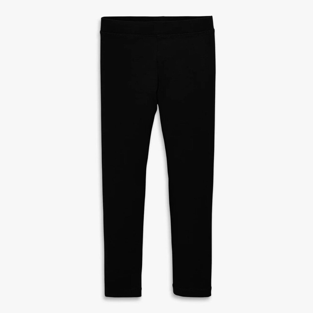 Primary Girls Solid Black Leggings Size 10